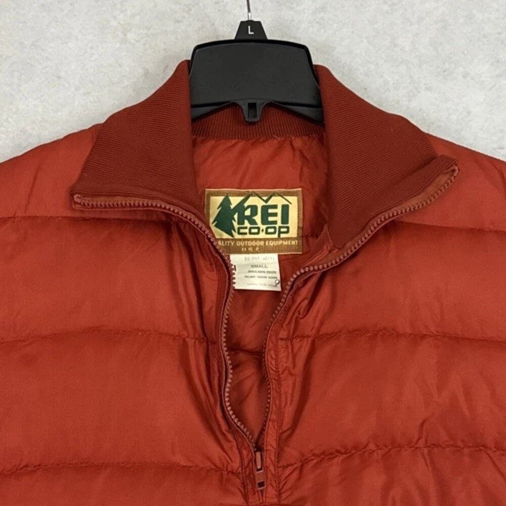 Vintage REI CO-OP Womens S Down Jacket Puffer 1/2 Half Zip Pulllover 80’s USA - Picture 8 of 10
